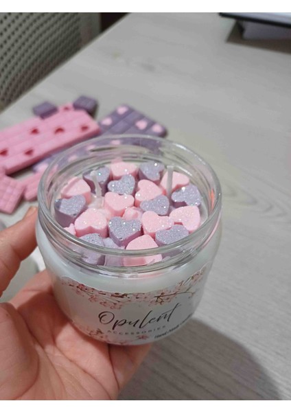 Kalpli Kavanoz Mum,doğum Günü Hediyesi,sevgililer Günü Hediyesi,anneler Günü Hediyesi,yeni Iş Hediyesi, Öğretmenler Günü Hediyesi, Dekoratif Hediyelik Mum, Kokulu Mum