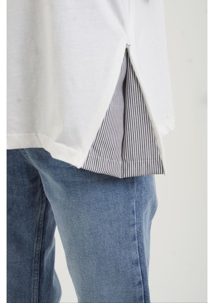 Ekru Love Baskılı Tshirt fırsatları