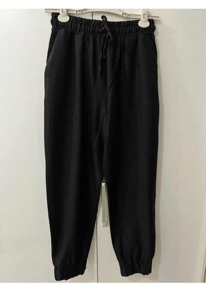 Kadın Paçaları ve Beli Lastikli Şık Pantolon modelleri