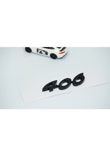 Peugeot 406 Bagaj 3m 3D Parlak Siyah Abs Logo Amblem