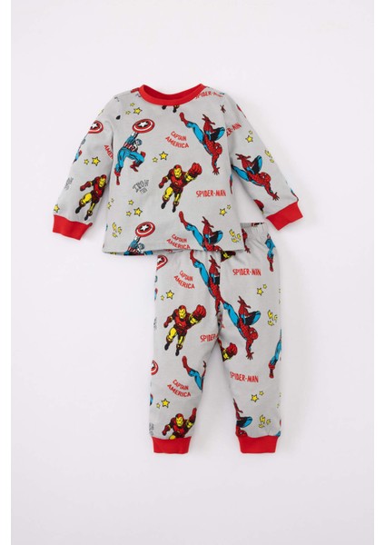 Erkek Bebek Marvel Comics Uzun Kollu Pijama Takımı C0722A524SP