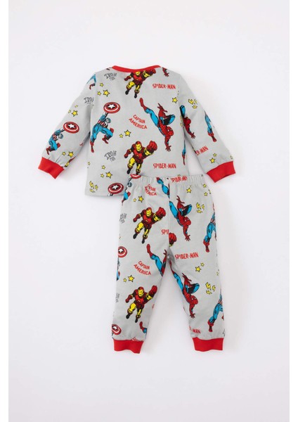 Erkek Bebek Marvel Comics Uzun Kollu Pijama Takımı C0722A524SP