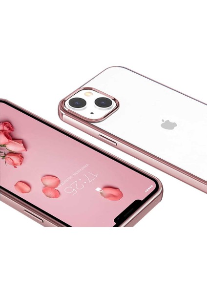 Apple iPhone 13 Mini - Uyumlu Cepdesin Pixel Kapak-Pembe