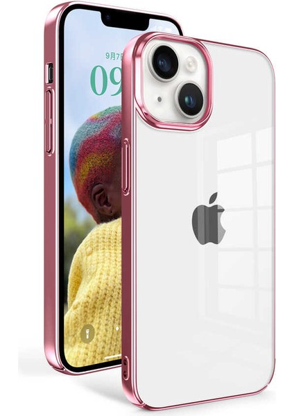 Apple iPhone 14 - Uyumlu Bls Store Sun Kapak-Rose Gold