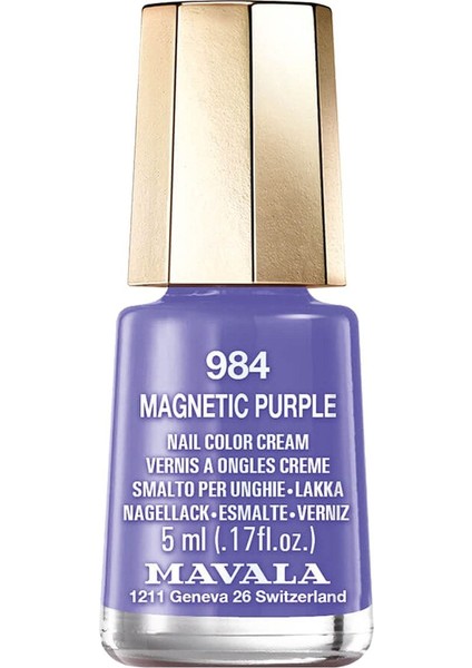 Mini Color Oje Magnetic Purple 5ml