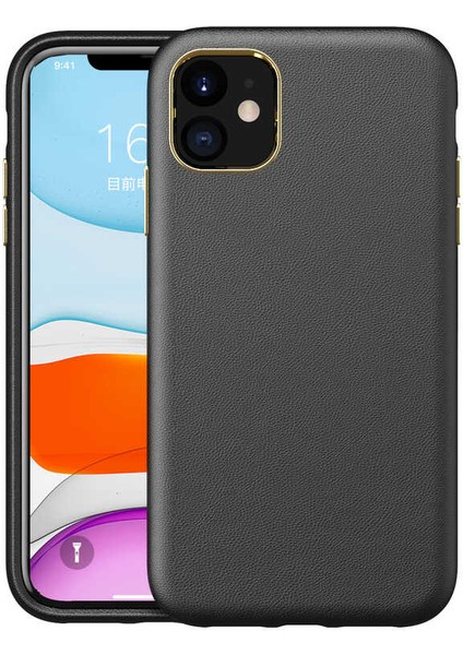 Apple iPhone 11 - Uyumlu Bls Store Natura Kapak-Siyah
