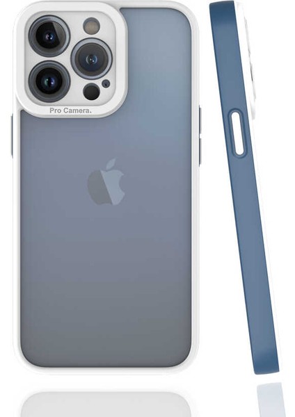 Apple iPhone 13 Pro - Uyumlu Bls Store Mima Kapak-Lacivert