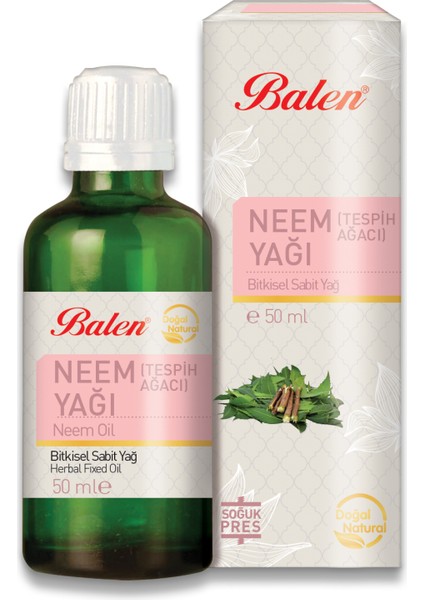 Tespih Ağacı Yağı Neem Yağı 50 ml x 2 Adet