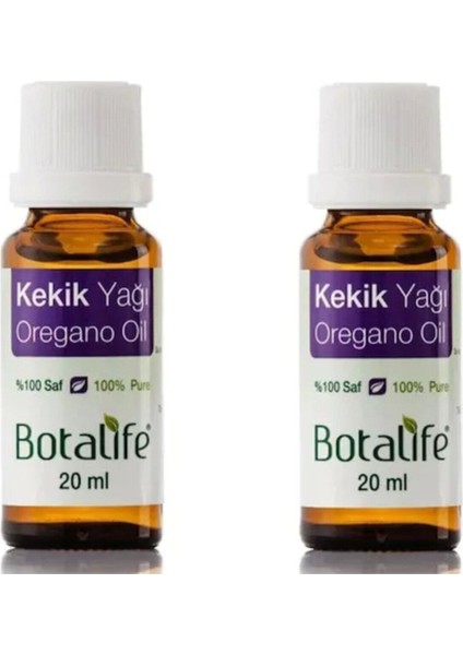 2 Adet Kekik Yağı 20 ml (Saf Kalite) Botalife