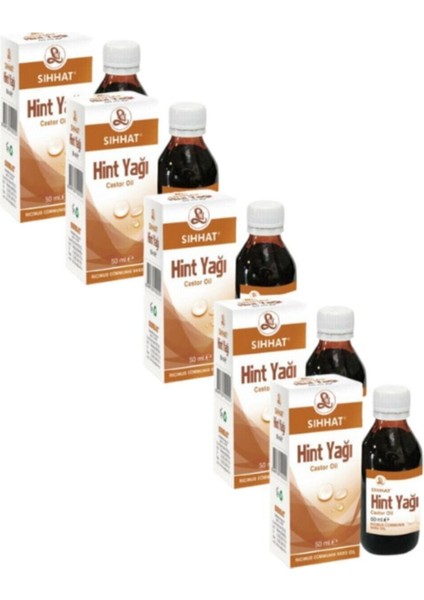 Pharma Sıhhat Hint Yağı 50 ml 5 Adet