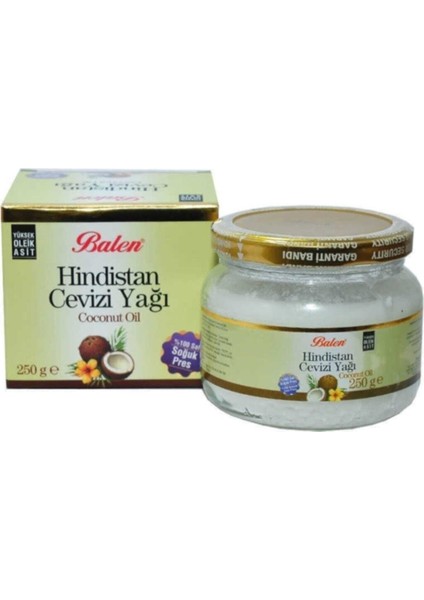 Hindistan Cevizi Yağı 250 gr Soğuk Sıkım