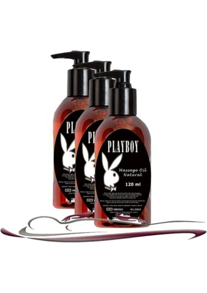 Natural Aromaterapi Massage Oil Kokusuz Vücut Masaj Yağı 3 Adet 120 ml