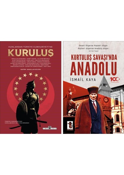 Hunlardan Türkiye Cumhuriyeti’ne Kuruluş - Kurtuluş Savaşı’nda Anadolu 2 Kitap