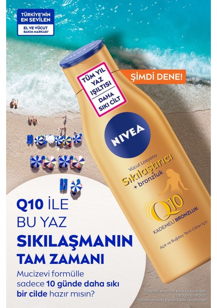Q10 Sıkılaştırıcı Vücut Losyonu 250 ml ve Q10 Sıkılaştırıcı Bronzlaşıtırıcı ,10 Günde Sıkılaş fiyatları