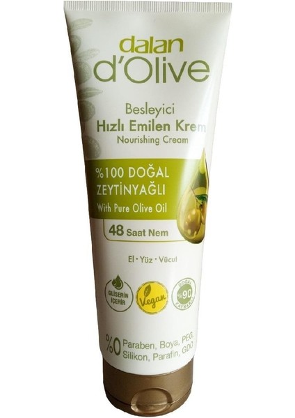 D'olive Besleyici Hızlı Emilen Krem 250 ml 2 Adet fiyatları