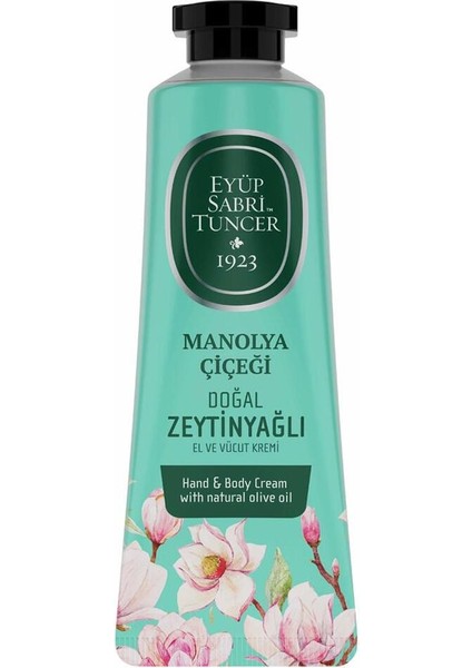 Manolya Çiçeği Doğal Zeytinyağlı El ve Vücut Kremi 50 ml