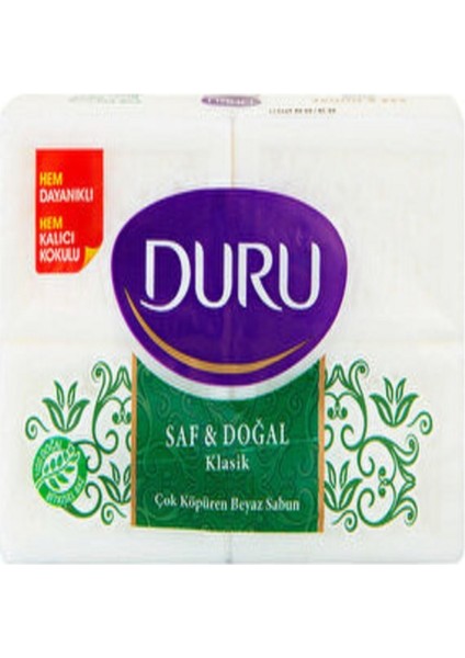 Sabun Saf ve Doğal Klasik 4X150 gr