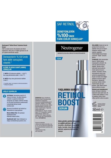 Retinol Boost Yaslanma Karsıtı Serum modelleri