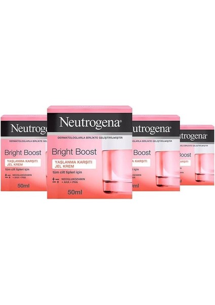 Bright Boost Yaşlanma Karşıtı Jel Krem 50 ml x 4