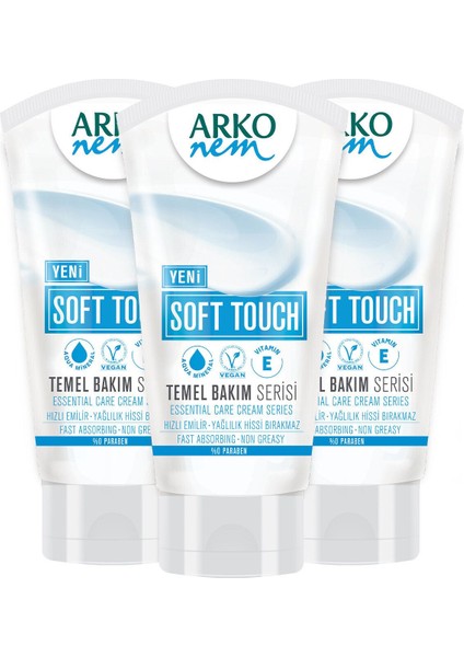 Nem Soft Touch Nemlendirici El ve Vücut Kremi 3X60ML