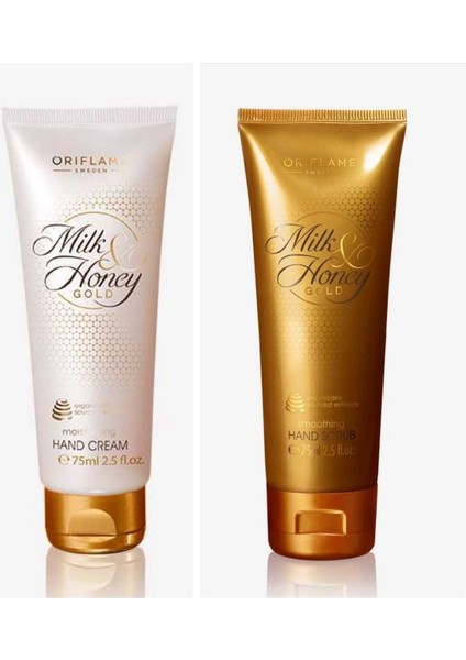 Milk & Honey Gold Pürüzsüzleştirici El Arındırıcısı+ El Kremi 75 ml 2lı Set