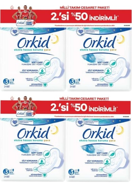 Ekstra Hassas Koruma Gece Süper Ekonomik Paket 56 Li