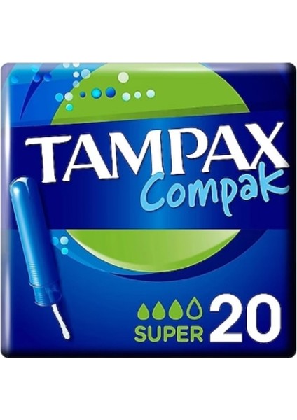 4'lü Tampax Super Eko 20'li