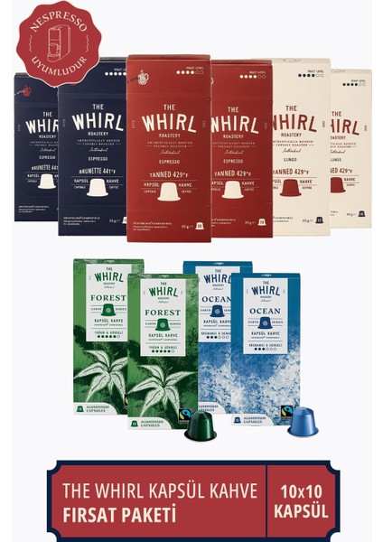Kapsül Kahve Fırsat Paketi 100 Kapsül