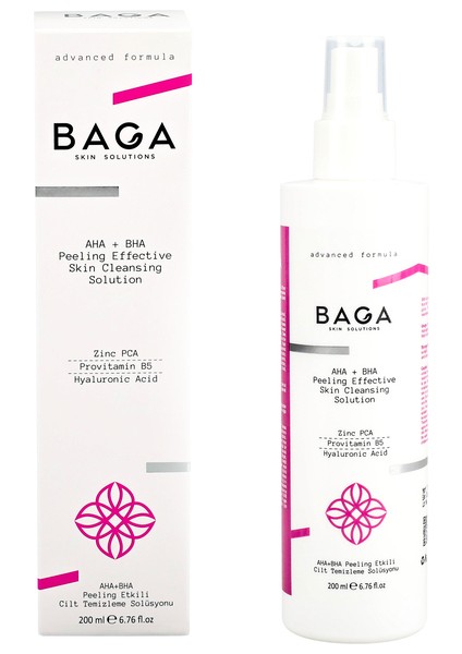 Aha+Bha Peeling Etkili Canlandırıcı Cilt Temizleme Solüsyonu 200 ml modelleri