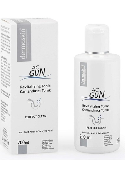 Acgun Sivilce ve Akneli Ciltler Için Canlandırıcı Tonik 200 ml