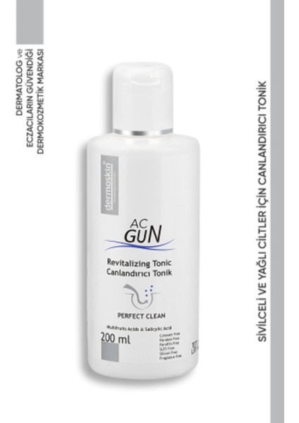 Acgun Sivilce ve Akneli Ciltler Için Canlandırıcı Tonik 200 ml fırsatları