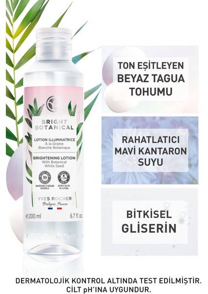 Yves Rocher Leke ve Kırışık Karşıtı Bitkisel Kompleks Bakım Bright Botanical - TONIK-200ML