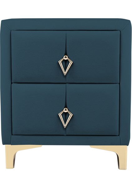 Harmony Gold İki Çekmeceli Siyah Komodin- Yatak Odası 2 Kapaklı Komodin fiyatları