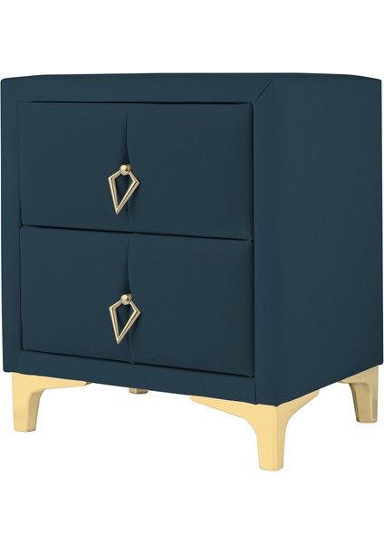 Harmony Gold İki Çekmeceli Siyah Komodin- Yatak Odası 2 Kapaklı Komodin modelleri