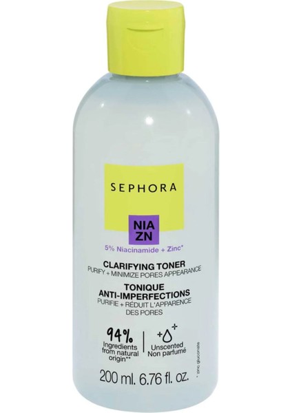 Clarifying Toner With Niacinamide And Zinc 150 ml Tonik