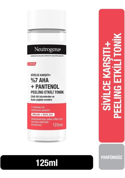 Sivilce Karşıtı Plus Peeling Etkili Tonik Glikolik + Sitrik Asit 100ML Pr