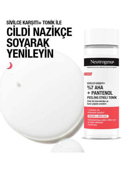 Sivilce Karşıtı Plus Peeling Etkili Tonik Glikolik + Sitrik Asit 100ML Pr