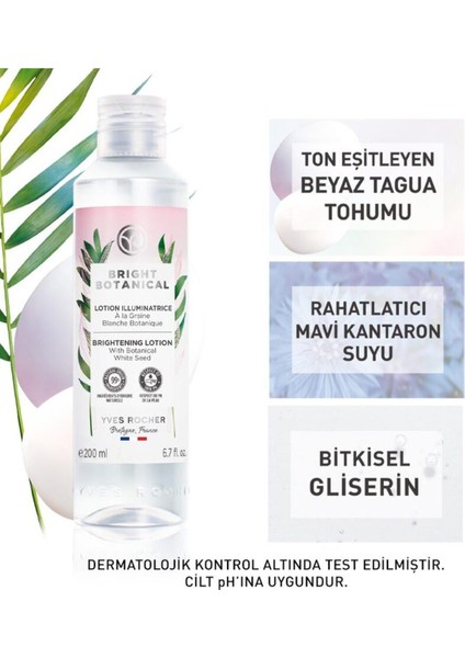 Yves Rocher Tonik - Leke ve Kırışık Karşıtı Bitkisel Kompleks Bakım / Bright Botanical 200 ml