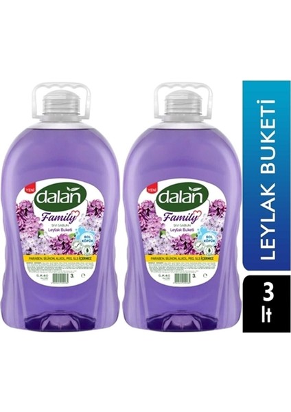 Family Sıvı Sabun Leylak Buketi 2 x 3000 ml