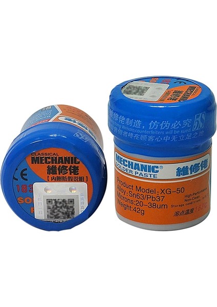 Lehim Akısı Pastası Xg-50 42G SN63PB37 Kalay Lehimleme Kalay Krem Kaynak Fluxları Smd (Yurt Dışından)
