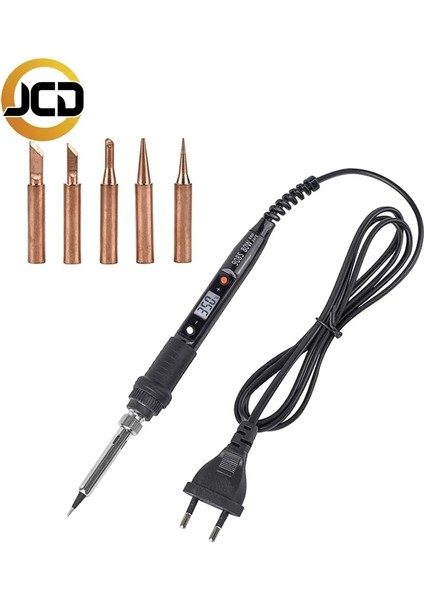 Gümüş Tarzı 80W 220V Jcd W Havya Ipuçları Kiti Dijital Ekran Ayarlanabilir Sıcaklık Lehim Istasyonu Kaynak Onarım Aracı (Yurt Dışından) indirimleri