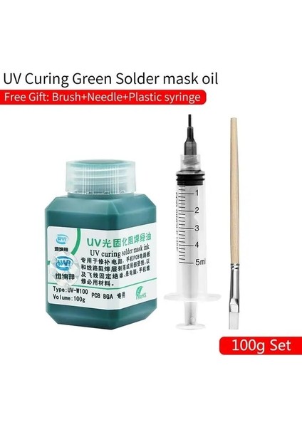 3'ü 1 Arada Stil Uv Kür Lambası Lehim Maskesi Yeşil Yağlı Boya Telefon Devre Pcb Tamir Aracı Için Aşındırıcı Ark Oluşumunu Önlemek Fırça Iğne ile (Yurt Dışından)