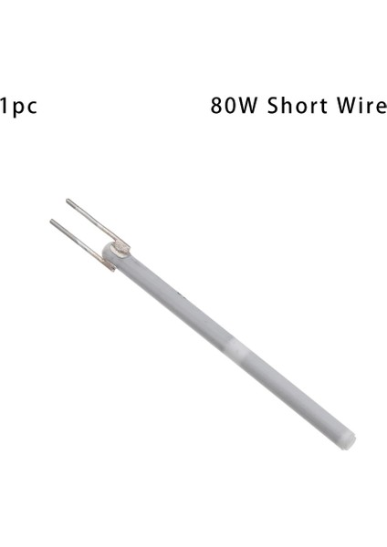 1 ADET-80W Kısa Tel Tarzı 1 Adet Ayarlanabilir Sıcaklık Elektrikli Havya Isıtıcı 220V Seramik Iç Isıtma Elemanı S Lehim Için (Yurt Dışından)