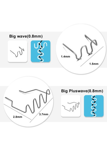 0,8 mm V Tipi Stil 100 Adet Kaynak Tabancası Çivi Isı Zımba Tamir Plastik Kaynak Çivi Tampon Gövde Onarımı Dalga Zımba Paslanmaz Çelik Aletler (Yurt Dışından) modelleri