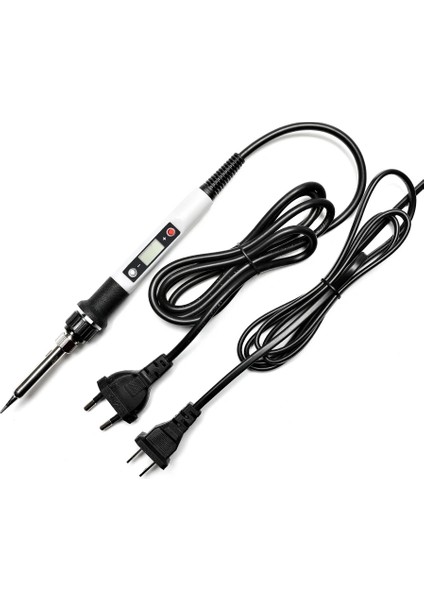 80W Koyu Kırmızı Set Stili 110V 80W Dijital Elektrikli Havya Seti Seti Sıcaklık Ayarlanabilir 220V 110V Kaynak Aracı Seramik Isıtıcı Lehimleme Ipuçları Rework (Yurt Dışından) indirimleri