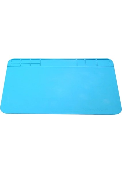 Mavi Stil * Yalıtım Pedi Isıya Dayanıklı Silikon Lehimleme Mat Çalışma Pedi Masa Platformu Lehim Tamir Onarım Aracı Istasyon Pedi (Yurt Dışından)