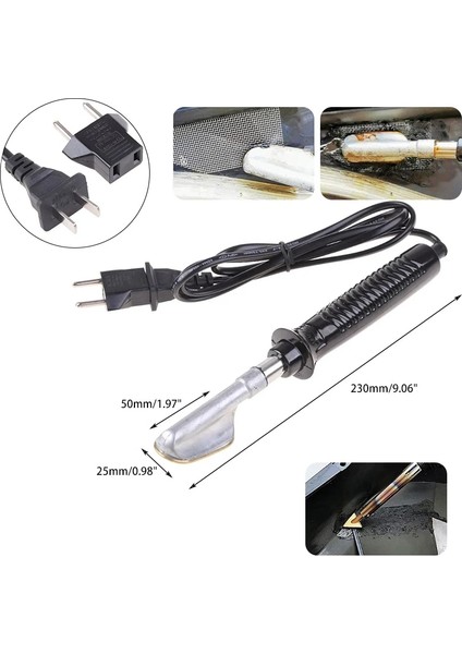 80W Set Stili 110V Abd Araba Tampon Tamir Yumuşatma Elektrikli Havya Plastik Tamir Kazıyıcı Sıcak Zımba Ab Tak Deri Ütü Aracı (Yurt Dışından) fırsatları