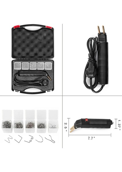 400 Adet Tarzı 110V Abd Fişi Plastik Tamir Tabancası Araba Tampon Tamir Plastik Kaynak Kiti El Plastik Kaynak Makinesi Plastik Sürgülü Demir Sıcak Zımba (Yurt Dışından) fırsatları