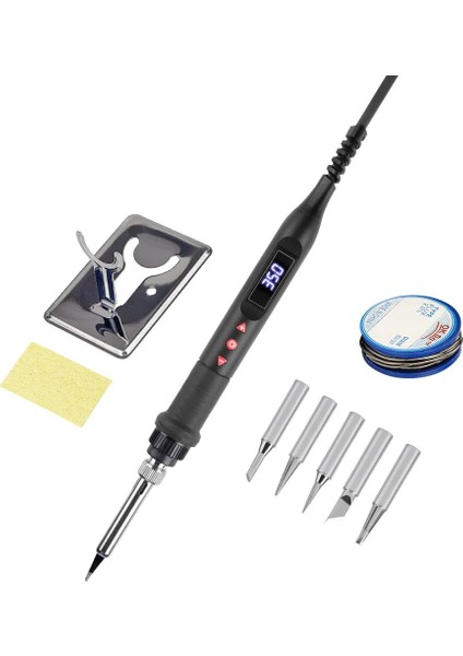 908U Set2 Stili 80W 110V Jcd Yeni Havya Kiti 80 W LCD Dijital Ekran Ayarlanabilir Sıcaklık Anahtarı ile Taşınabilir Demir Kaynak Araçları 908U (Yurt Dışından)
