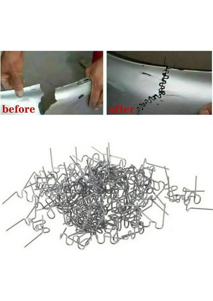 100PCS 01 Tarzı Lastic Kaynakçı Tabancası Sıcak Zımba Kaynak Makinesi Havya Plastik Zımba Tamir Makinesi Araba Tampon Tamir Aracı (Yurt Dışından) fırsatları